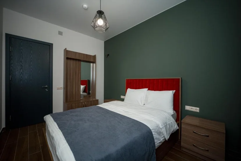 Family Room with a Separate Bedroom in a Ski Resort Hotel