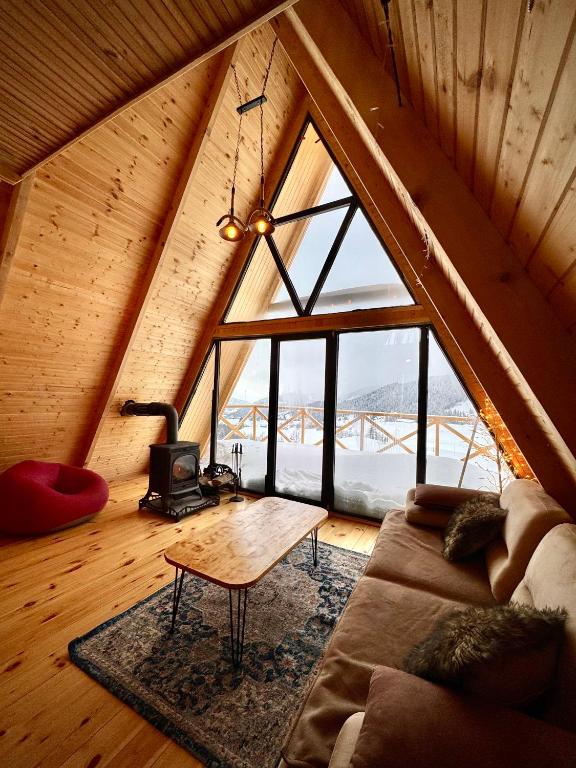 A-Frame-Häuser für 5 Gäste mit Holzofen, Foto 31