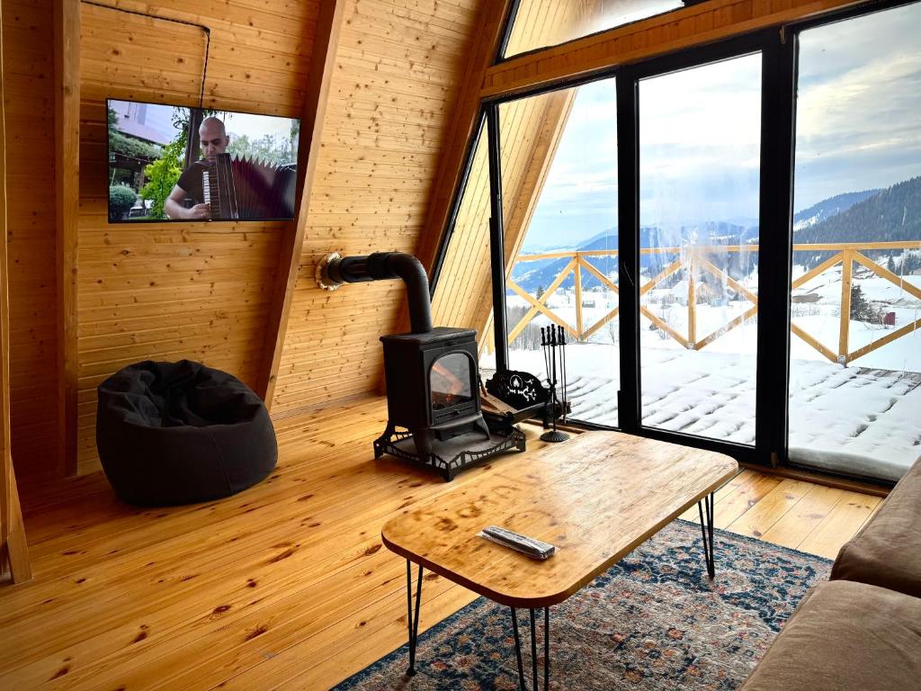 A-Frame-Häuser für 5 Gäste mit Holzofen, Foto 5