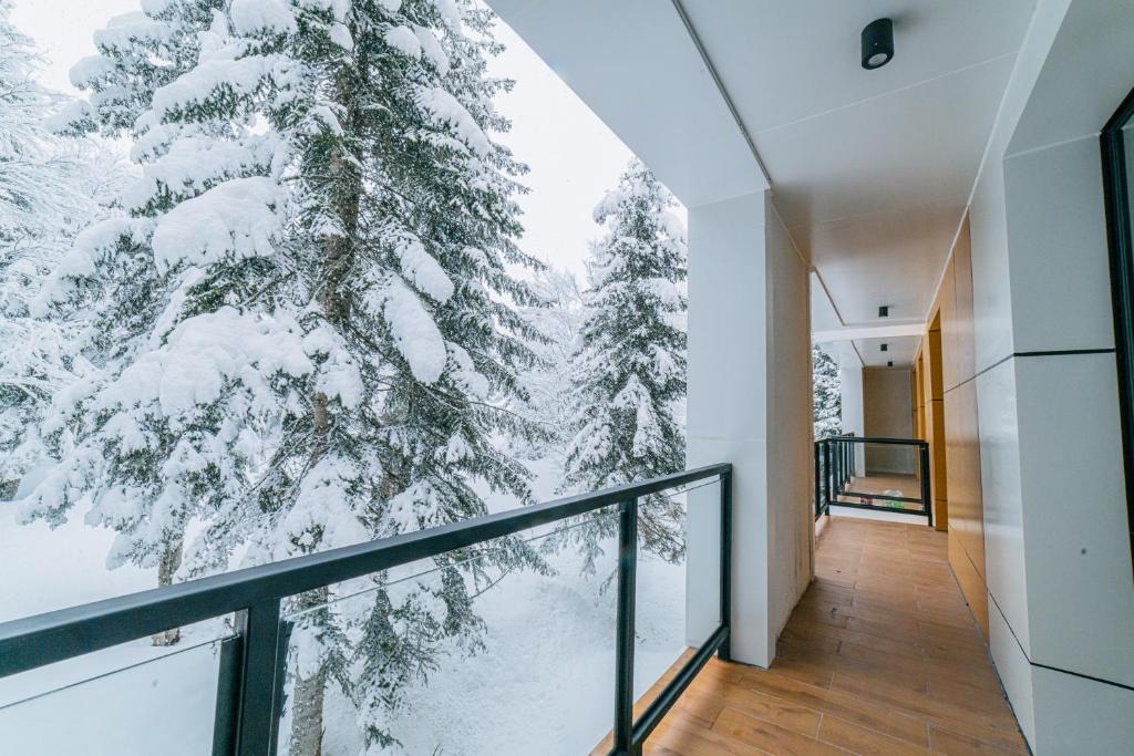 Apartments im Wald: Sauna, Restaurant, Frühstück, Foto 16