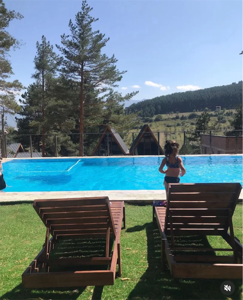 Photo of Comfortable wooden A-Frame in Surami