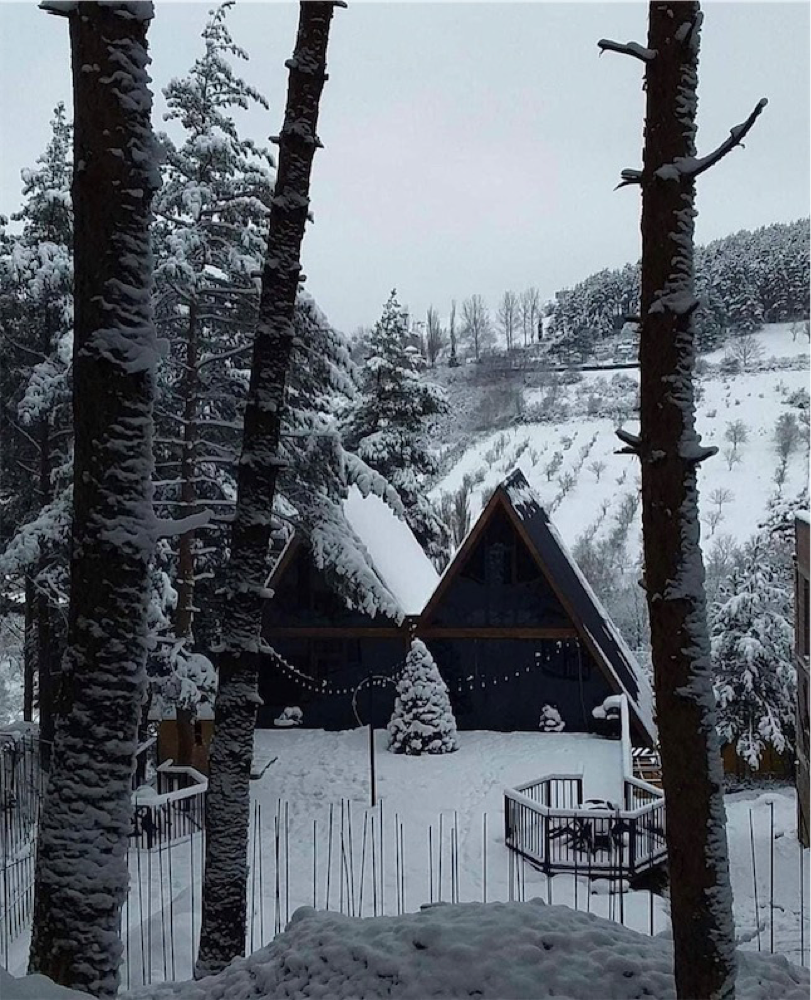 Photo of Comfortable wooden A-Frame in Surami
