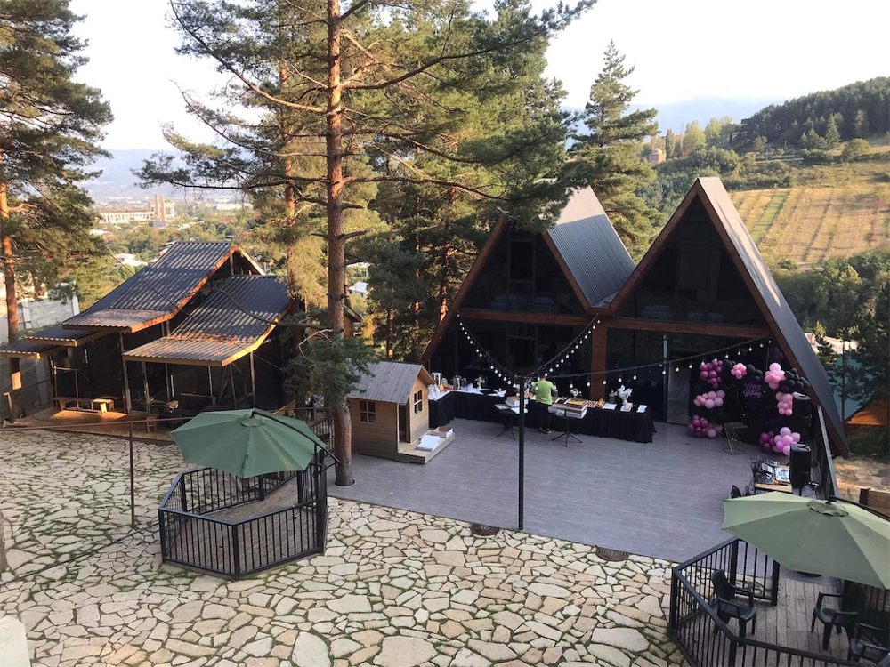 Photo of Comfortable wooden A-Frame in Surami