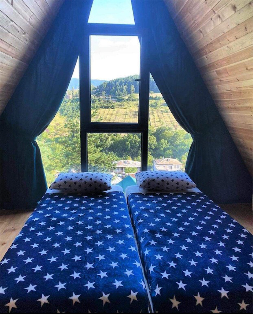 Photo of Comfortable wooden A-Frame in Surami