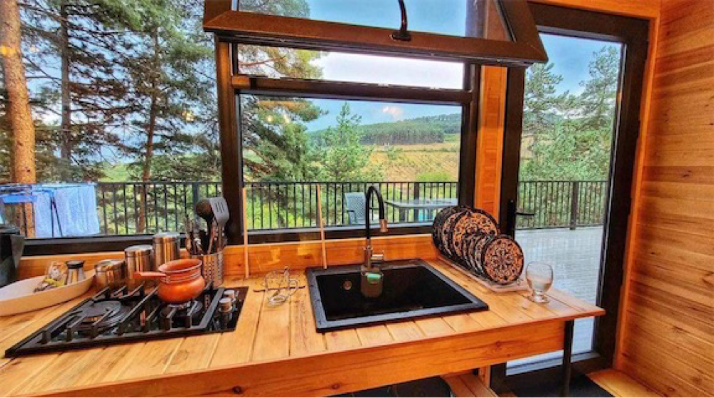 Photo of Comfortable wooden A-Frame in Surami