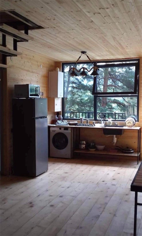 Photo of Comfortable wooden A-Frame in Surami