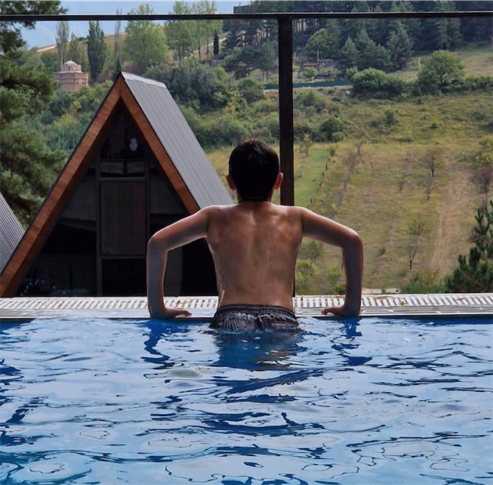 Photo of Comfortable wooden A-Frame in Surami