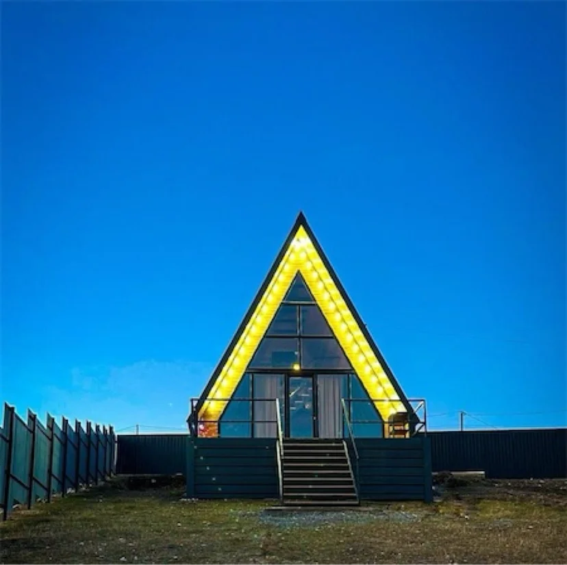 Cozy family-friendly A-Frame in Dusheti