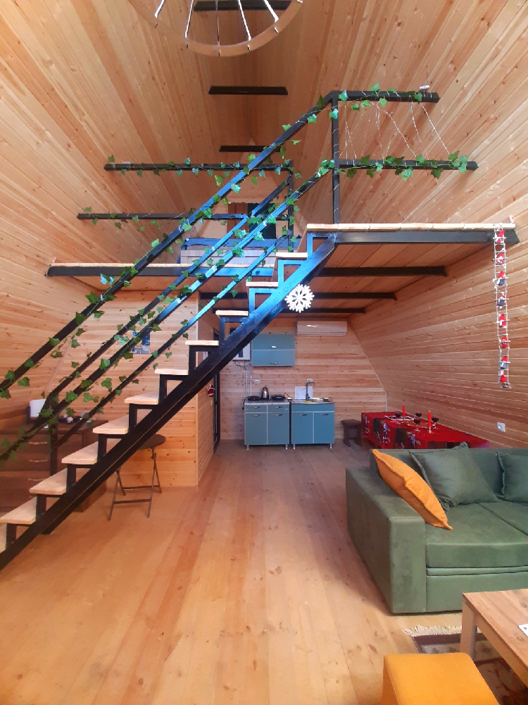 Фото Cozy family-friendly A-Frame in Dusheti