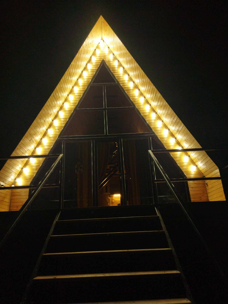 Фото Cozy family-friendly A-Frame in Dusheti