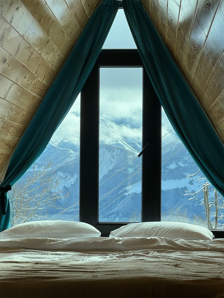 Photo of Cozy family-friendly A-Frame in Gudauri
