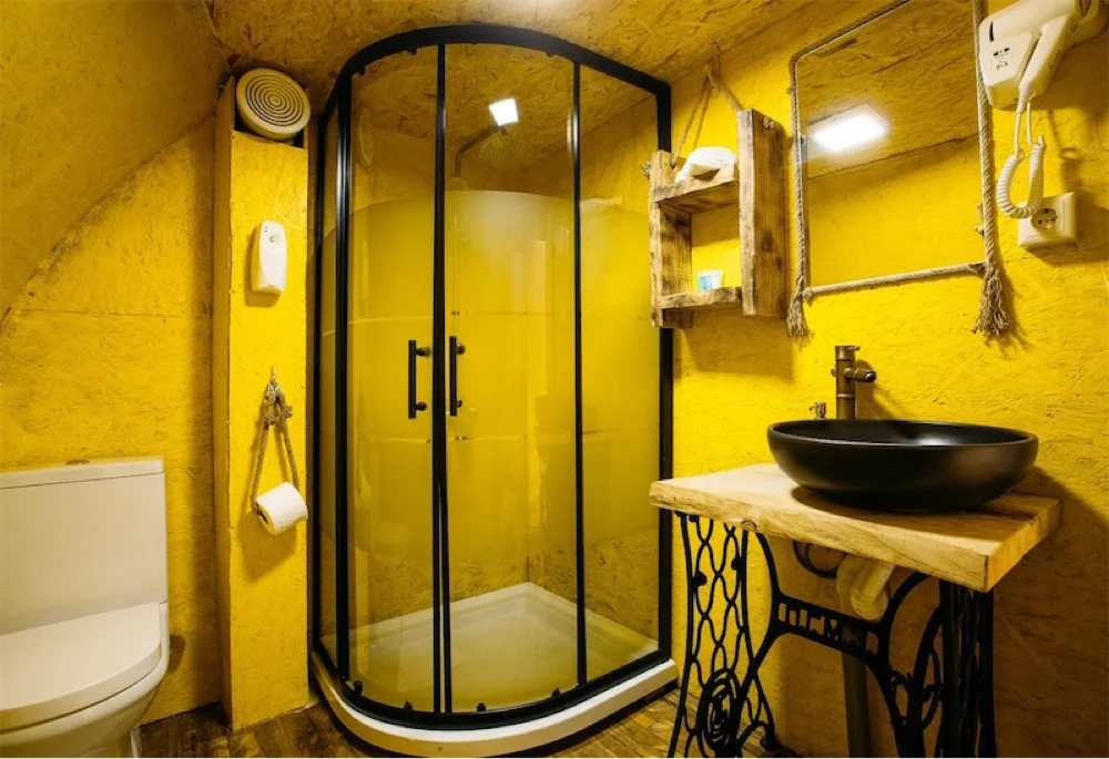 Photo of Beautiful glamping with sauna for a romantic getaway