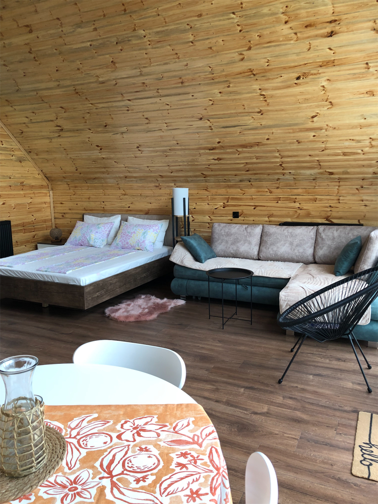 Photo of Wooden cozy A-Frame in Lagodekhi