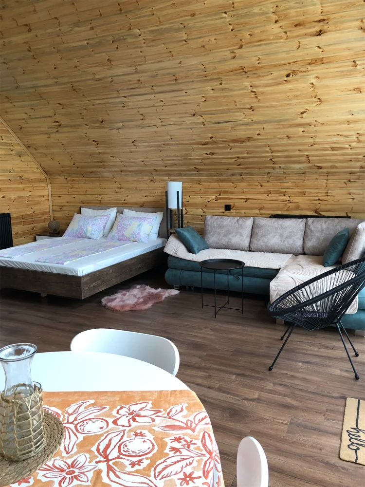 Photo of Wooden cozy A-Frame in Lagodekhi
