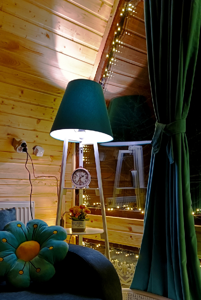 Фото Wooden cozy A-Frame in Tskhvarichamia