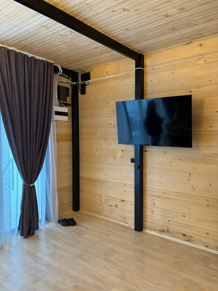 Фото Wooden family-friendly Cottage in Gomarduli