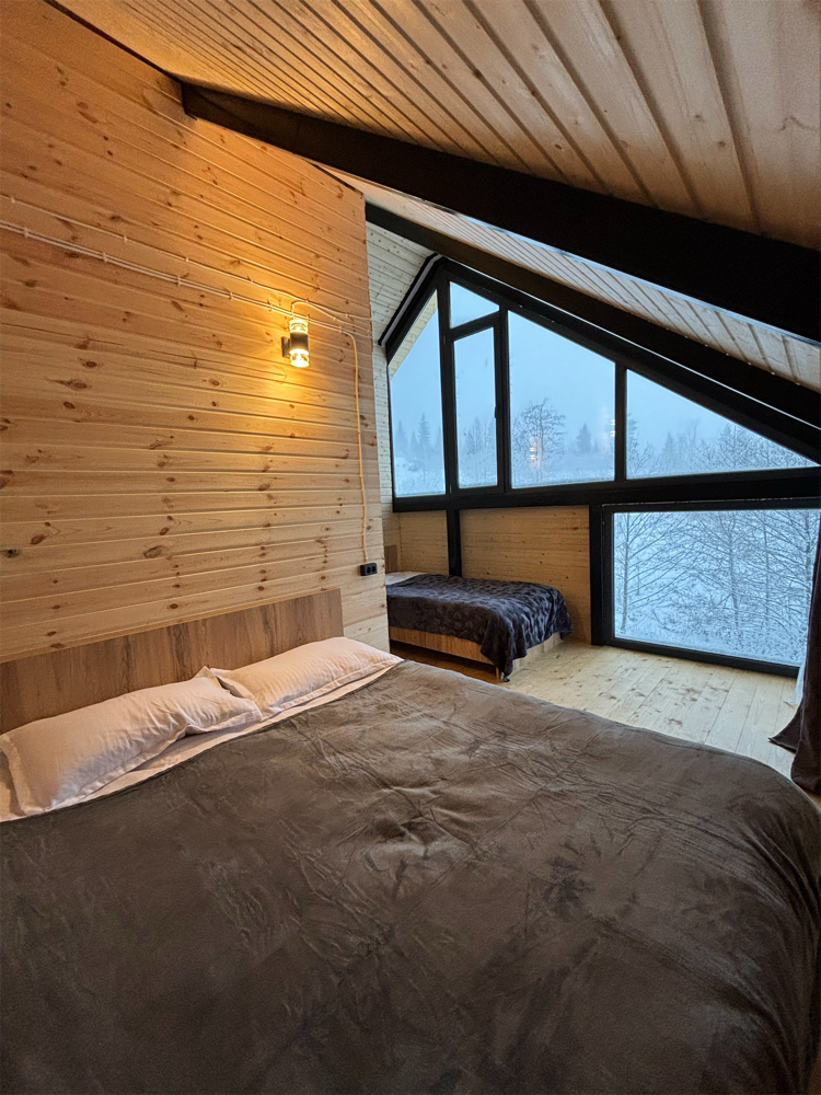 Фото Wooden family-friendly Cottage in Gomarduli